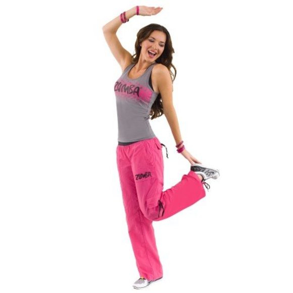 bright pink cargo pants